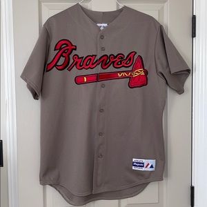 Men’s Atlanta Braves jersey size large Majestic